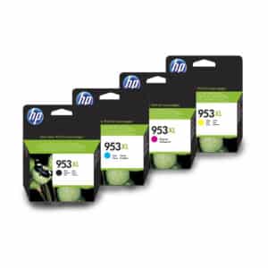 HP 953XL Black, Cyan, Magenta & Yellow Original High Capacity Printer Ink Cartridges - HP953XL