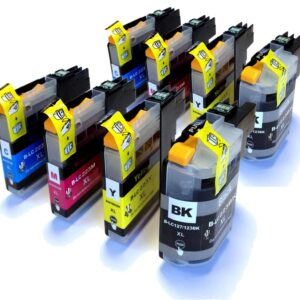 LC223 x2 Sets of Cyan, Magenta, Yellow & Black Compatible Ink Cartridges - 8 item Multipack - LC-223