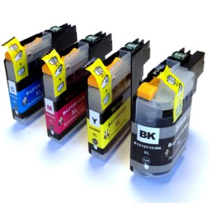 LC123 Cyan, Magenta, Yellow & Black Compatible Ink Cartridges - 4 item Multipack