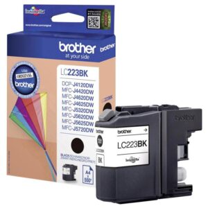 LC223BK Black Original Brother Ink Cartridge LC223