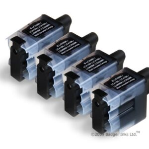 LC09 / LC41 / LC47 / LC900 / LC950 x4 Black Compatible Ink Cartridges