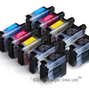 LC09 / LC41 / LC47 / LC900 / LC950 x2 Sets+2 Extra Black Compatible Ink Cartridges