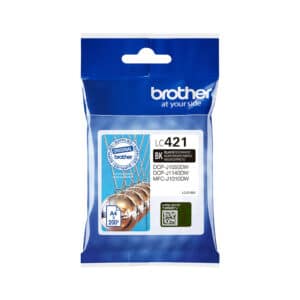 LC421 Black Original Brother Ink Cartridge LC-421