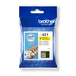 LC421 Yellow Original Brother Ink Cartridge LC-421