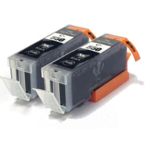 Canon Compatible x2 Black Ink Cartridges - PGI550 C-550XLBK