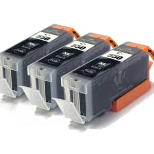 Canon Compatible x3 Black Ink Cartridges - PGI550 C-550XLBK
