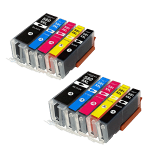 Canon PGI-580XXLBK / CLI-581XXL BK/C/M/Y x2 Sets Compatible Ink Cartridge 10 item Multipack