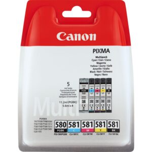 Canon PGI-580BK / CLI-581 BK / C / M / Y Original Canon Ink Cartridge Multipack