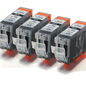 Canon Compatible Black Ink Cartridges - Multipack Pack - 4 x PGI-5BK