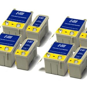 Badger Inks Compatible Ink Cartridges to replace T007 / T008 - 8 pack