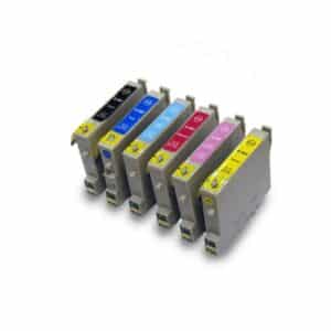 Epson Compatible Ink Cartridges 6 item Multipack - T0487