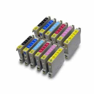 Epson Compatible Ink Cartridges 12 item Multipack - T0487 x2