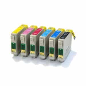 T0797 Full Set of Compatible Ink Cartridges - Owl Series - T0791-T0796