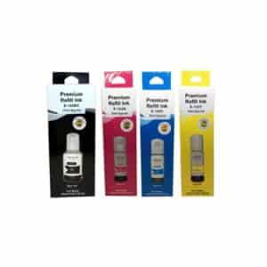 Epson Compatible Black, Cyan, Magenta & Yellow EcoTank Pigment Ink Bottles ET-102