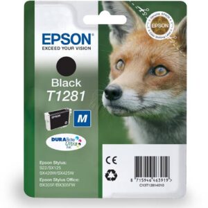 Epson Original Black Ink Cartridge Fox Series T1281