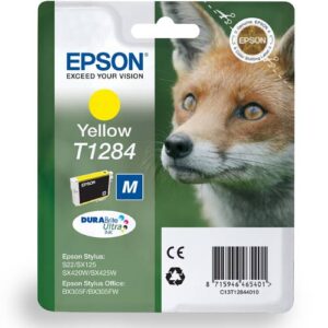 Epson Original Yellow Ink Cartridge Fox Series T1284