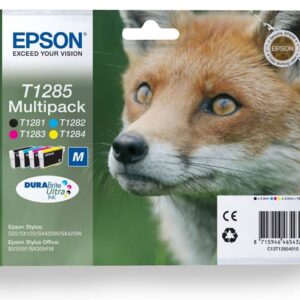 Epson Original 4 Item Multipack Ink Cartridges Fox Series T1285