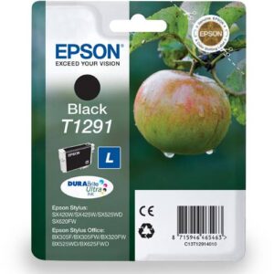 Epson Original Black Ink Cartridge Apple Series T1291