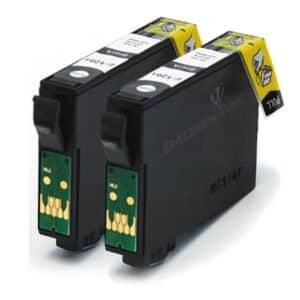 Epson Compatible Twin Pack Black Ink Cartridges Replace Apple Series T1291