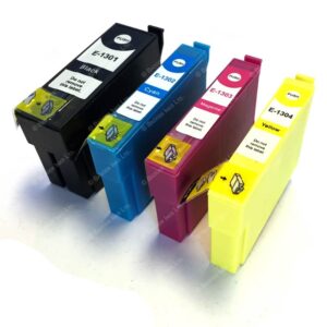 Epson Compatible Black, Cyan, Magenta & Yellow Ink Cartridges Stag Series T1305