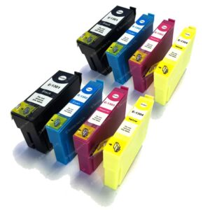 Epson Compatible Black, Cyan, Magenta & Yellow Ink Cartridges Stag Series T1305 - 8 item Multipack