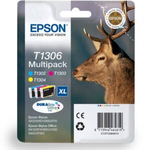 Epson Original Multipack Ink Cartridges Stag Series T1306