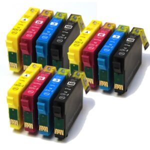 T1636 Compatible Ink Cartridges Pen and Crossword Series 16XL - 12 Item Multipack