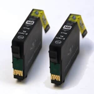 T1811x2 Black Compatible Ink Cartridges Daisy Series 18XL - 2-item Multipack