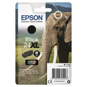 Epson 24XL Black Original Ink Cartridge Elephant Series