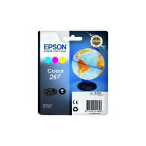 Epson 267 Original Tri-Colour Ink Cartridge Globe series