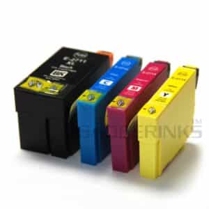 Epson 27XL Set of 4 Compatible Ink Cartridges Alarm Clock Series - 4 item Multipack