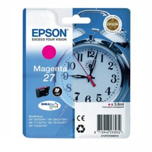 Epson 27 Original Magenta Ink Cartridge Alarm Clock Series