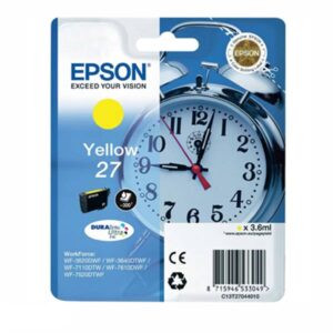 Epson 27 Original Yellow Ink Cartridge Alarm Clock Series