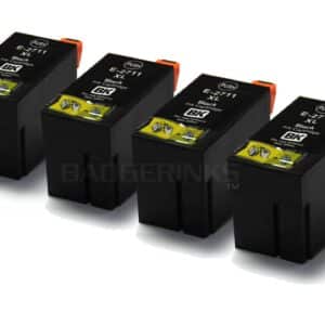 Epson 27XL x4 Black Compatible Ink Cartridges Alarm Clock Series - 4 item multipack