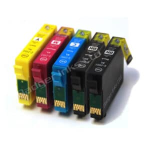 Epson 29XL Full Set of Compatible Ink Cartridges plus EXTRA Black Strawberry Series - 5 item Multipack