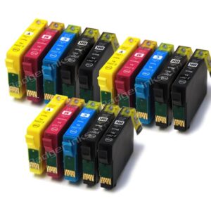 Epson 29XL x3 Full Sets plus 3 EXTRA Black Compatible Ink Cartridges Strawberry Series - 15 item Multipack