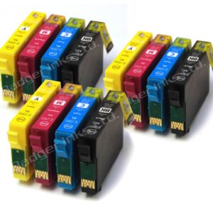 Epson 29XL x3 Full Sets of Compatible Ink Cartridges Strawberry Series - 12 item Multipack