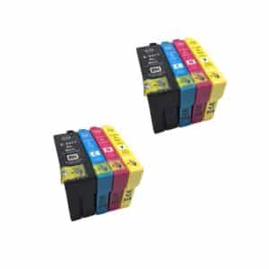 E-T3476 / T3476 x2 Full Sets of Compatible Ink Cartridges Golf Ball Inks