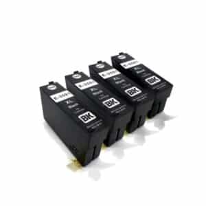 E-T3591 / T3591 x4 Black Compatible Ink Cartridges Padlock Ink - 4 Pack