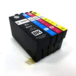 E-T3596 / T3596 Full Set of Compatible Ink Cartridges Padlock Ink