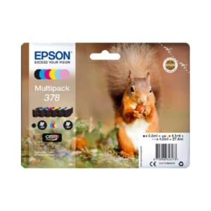 Epson 378 Original Ink Cartridge Multipack Squirrel Series
