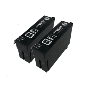Twin Pack of Black Compatible Ink Cartridges Equivalent to Epson 407 Keyboard Inks