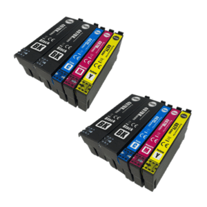 2 x Full Sets plus 2 EXTRA Black Compatible Ink Cartridges Equivalent to Epson 407 Keyboard Inks - 10 item Multipack