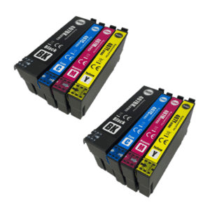 2 x Full Sets of Compatible Ink Cartridges Equivalent to Epson 407 Keyboard Inks - 8 item Multipack