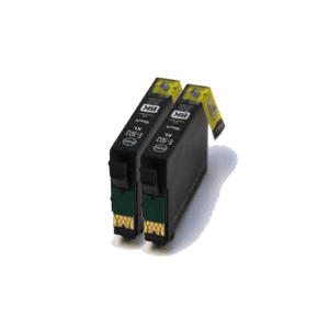 2 x Black Compatible Ink Cartridges Equivalent to Epson 502 Binocular Inks