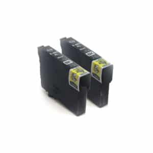 Twin Pack of Black Compatible Ink Cartridges Equivalent to Epson 603 Starfish Inks