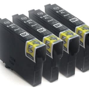 4 x Black Compatible Ink Cartridges Equivalent to Epson 603 Starfish Inks - 4 item Multipack