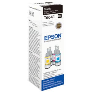 Epson Original Black Ecotank Printer Ink 664Bk T6641