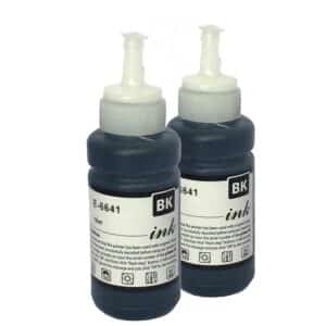 Epson Compatible Black Ecotank Printer Inks 664Bk T6641 - 2 item Multipack