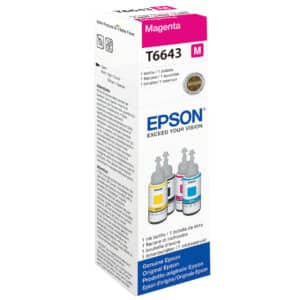 Epson Original Magenta Ecotank Printer Ink 664M T6643
